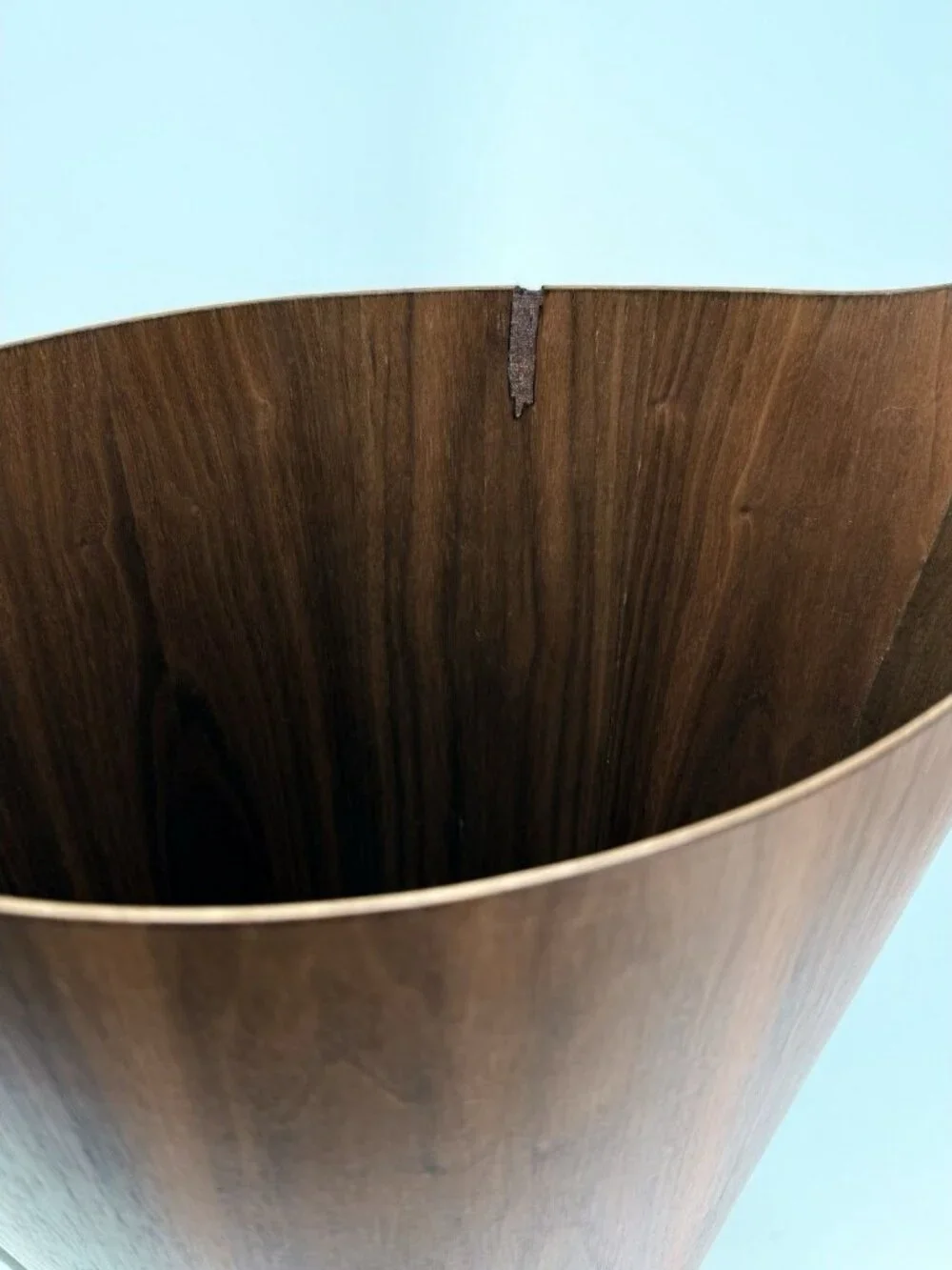 Einar Barnes for P.S. Heggen Scandinavian Rosewood Wastebasket. MCM